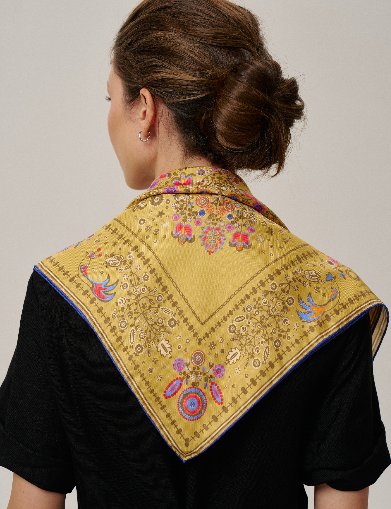 Картинка Шовкова хустина «Слобожанщина. Золоті жнива» 